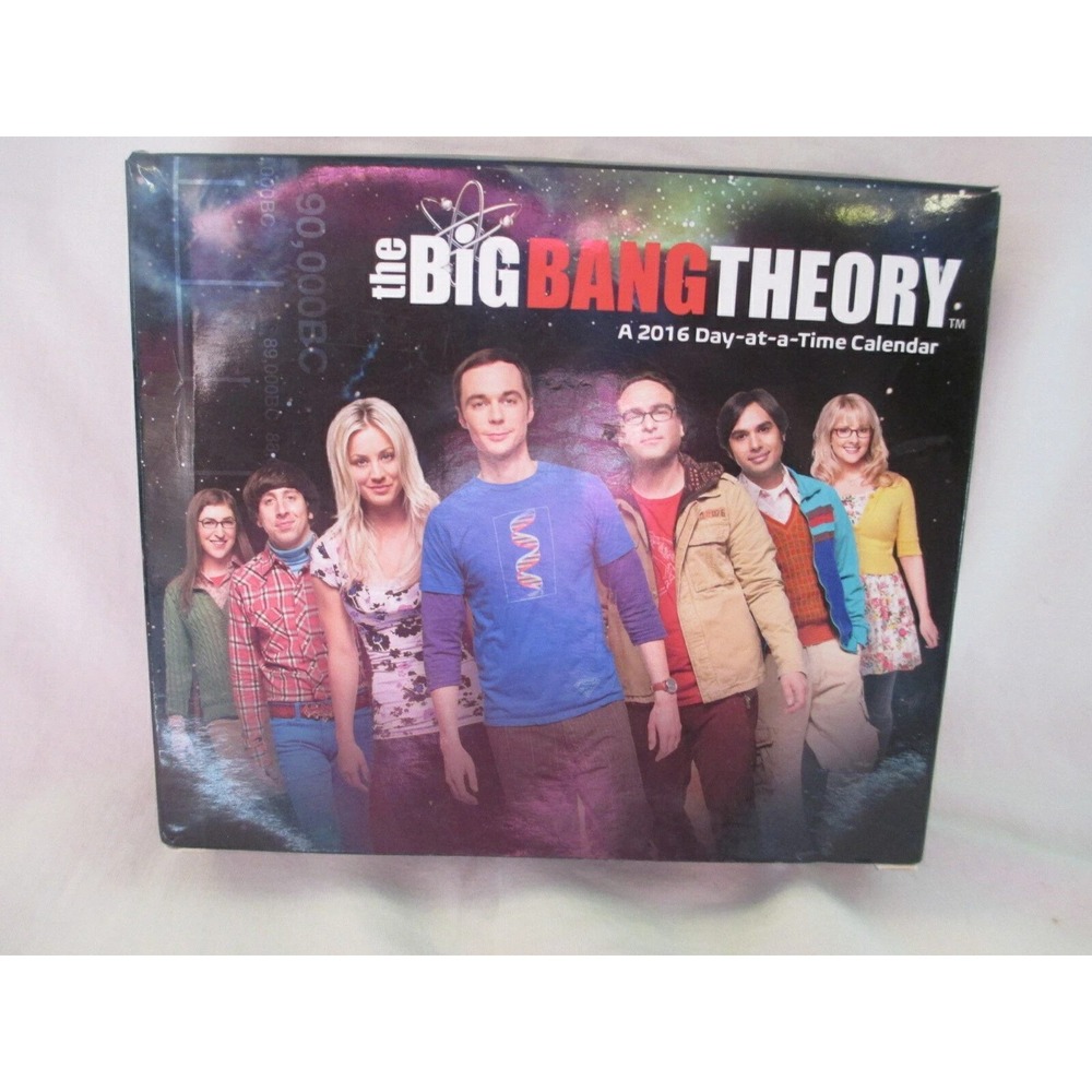 The Big Bang Theory 2016 Day-at-a-Time Desk Calendar Trivia Sealed Scrapbook Etc